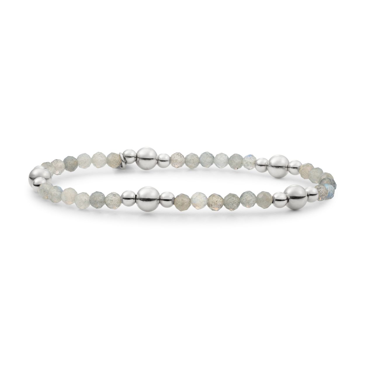 Armband - Labradorite Bold Mix - Zilver