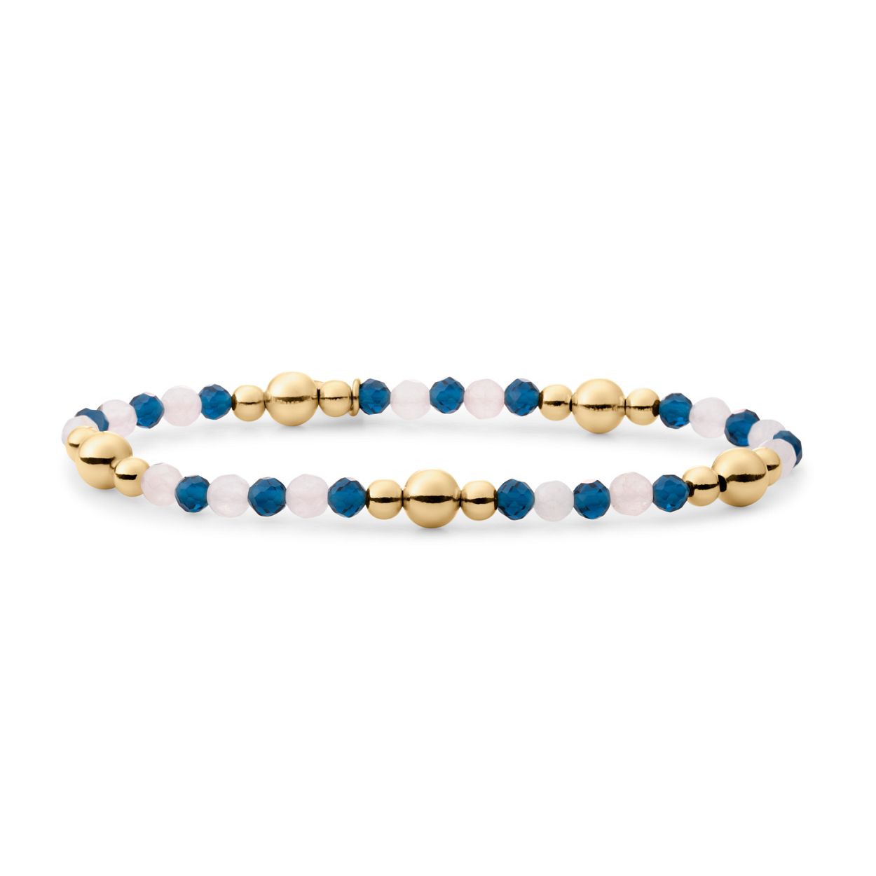 Sparkling Jewels armband zilver verguld