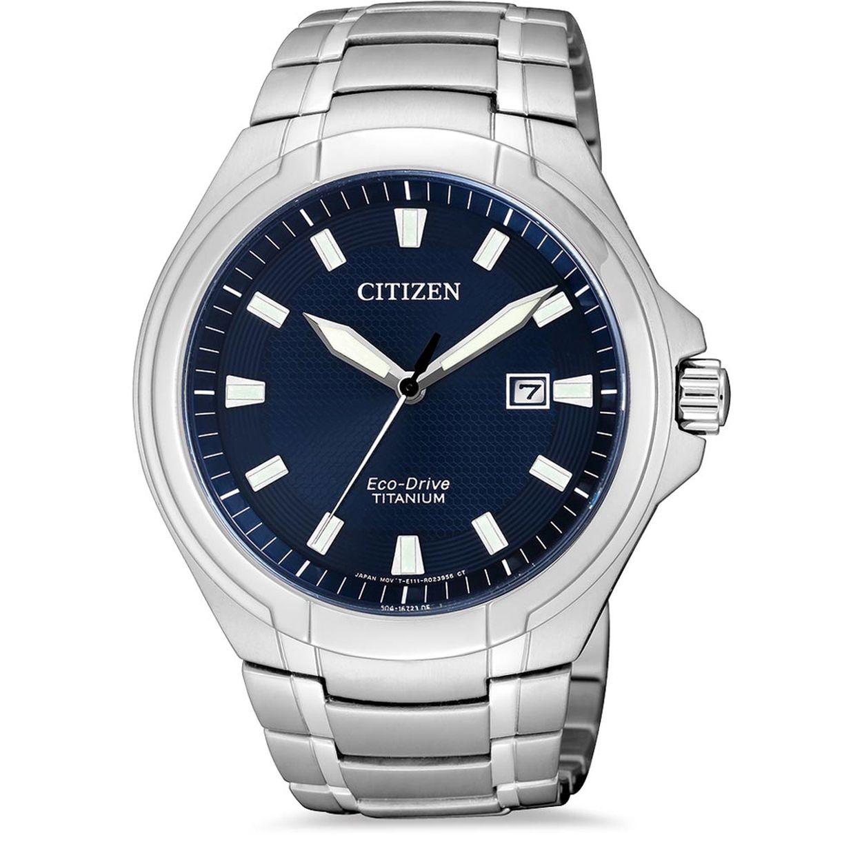Citizen horloge BM7430-89L heren titanium saffierglas 10 ATM
Algemeen
Geslacht: heren
Model: BM7430-89L

Voordelen
- zonne-energie
- band titanium zilver
- wijzerplaat blauw met zilvere streepjes
- geschikt voor mensen met een allergie
- draagcomfort door licht gewicht
- boven gem. waterdicht: zwemmen/duiken
- glas is zeer krasvast
- maat kast 43mm (breedte) 10mm (dikte)