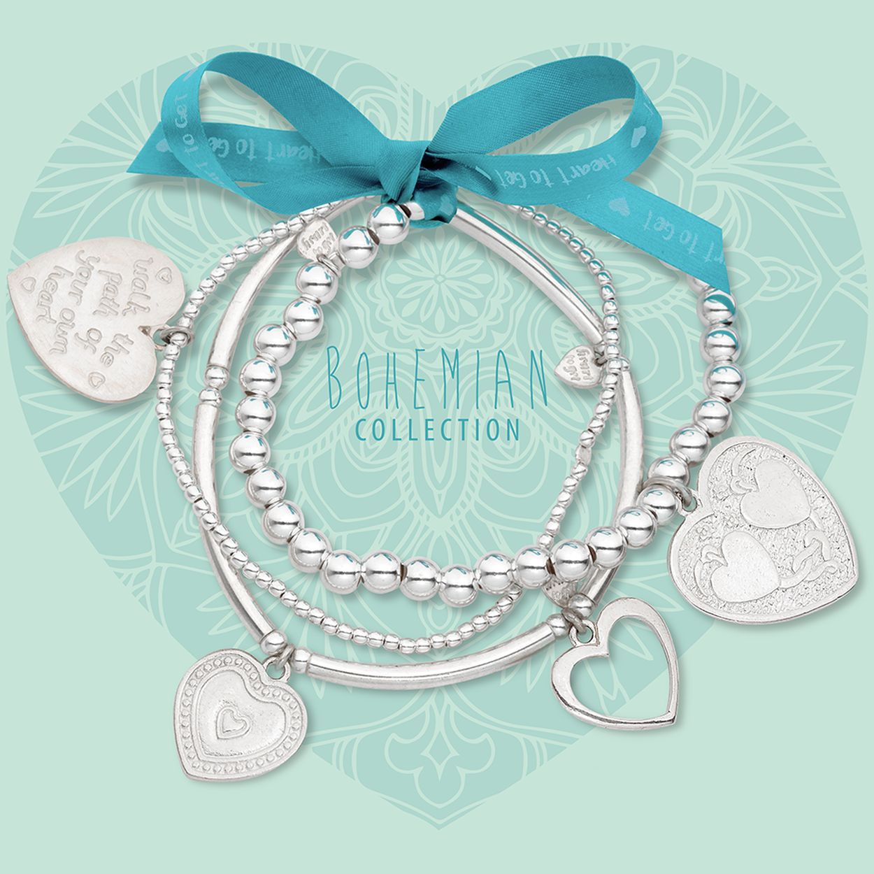 Heart To Get Boset1 Armband Zilverkleurig Bo282, Bo278, Bo131 Is Van De Collectie