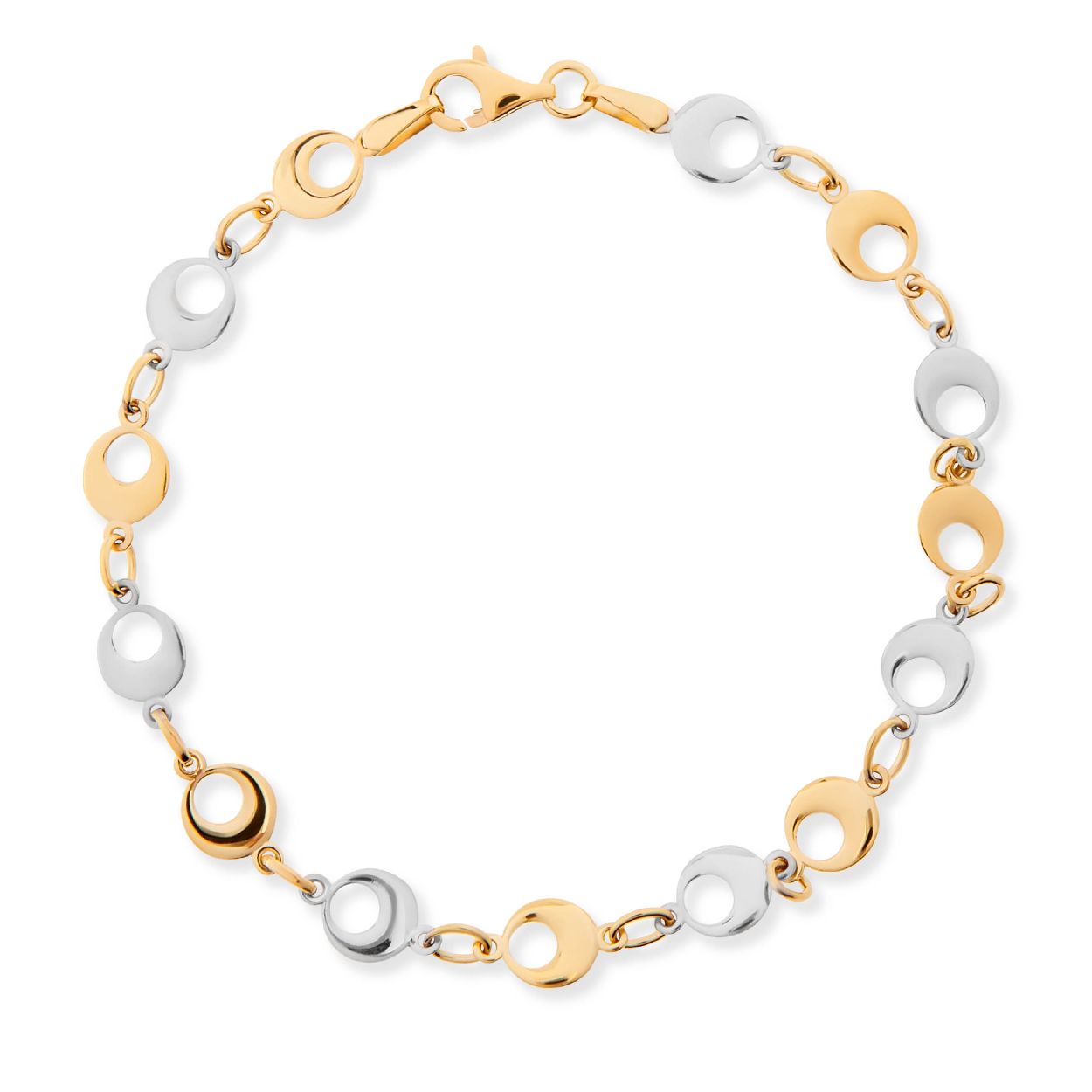Dit is een armband van het merk Swing Jewels. Dit sieraad is gemaakt van goud.