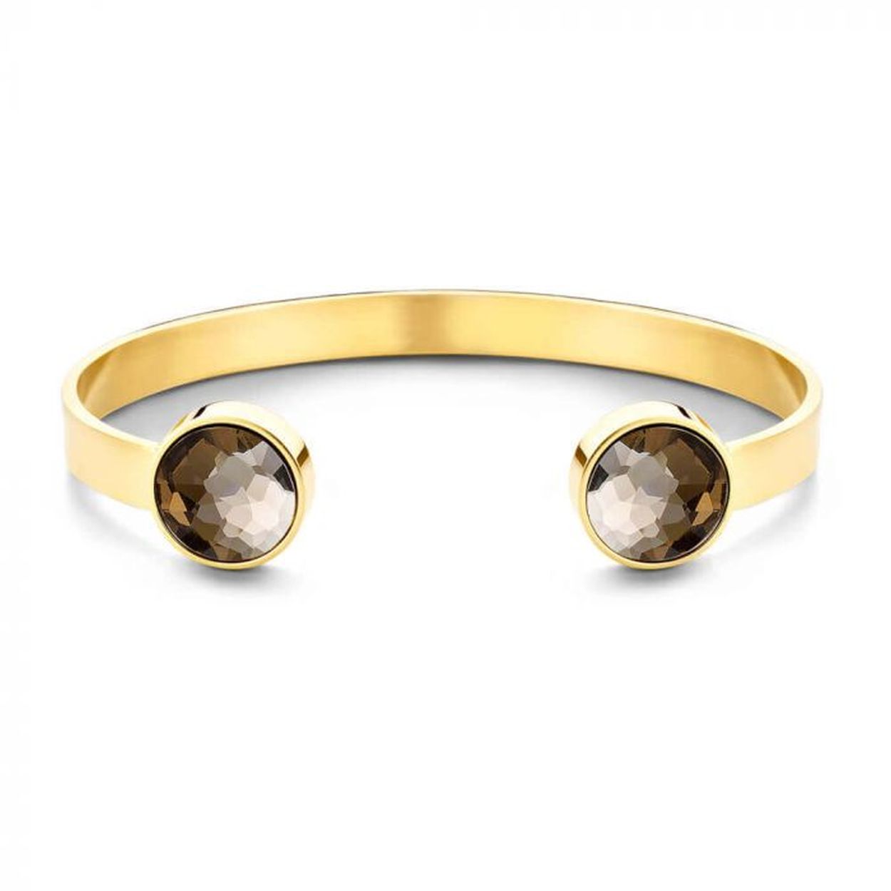 MI MONEDA ARMBAND GEMAAKT VAN EDELSTAAL, MAAT: 19 CM