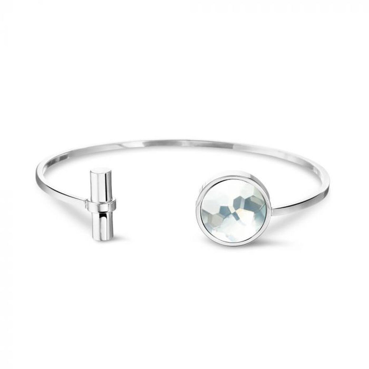 MI MONEDA ARMBAND GEMAAKT VAN EDELSTAAL, MAAT: 19 CM
