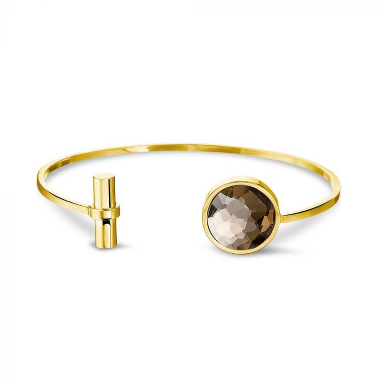 MI MONEDA ARMBAND GEMAAKT VAN EDELSTAAL, MAAT: 19 CM