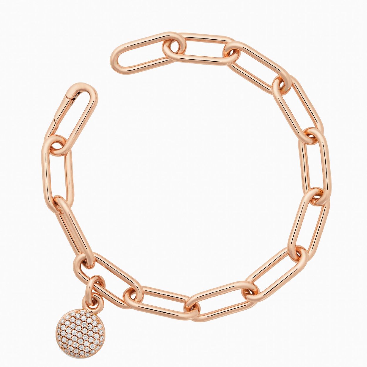 Massieve schakelarmband 