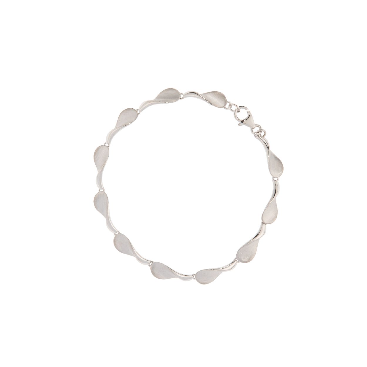Dit is een armband van het merk Jon Michel. De kleur van het sieraad is zilver.