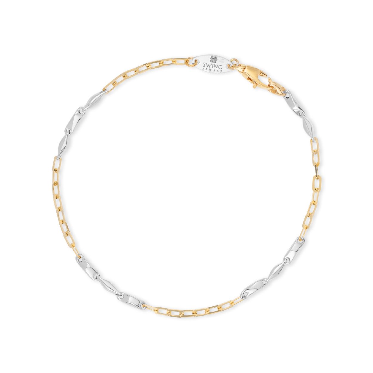 Swing Jewels 14k armand geelgoud & witgoud.