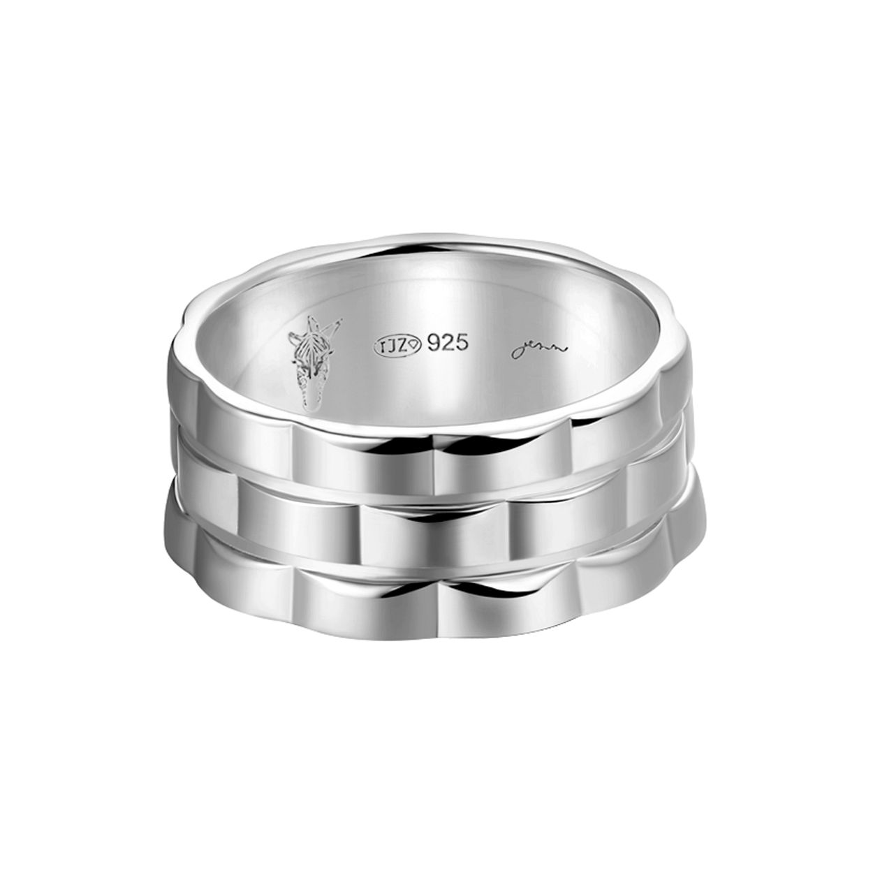 Jenn Jewelz basisring 8mm BRZ-1447-8 Beehive