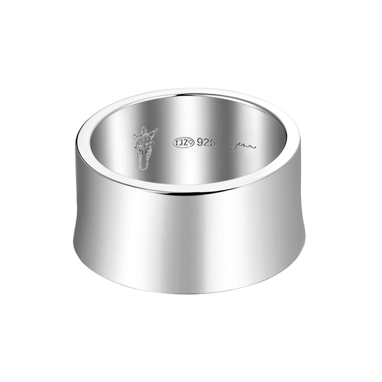 Jenn Jewelz basisring 10mm BRZ-1450-10 Hippo