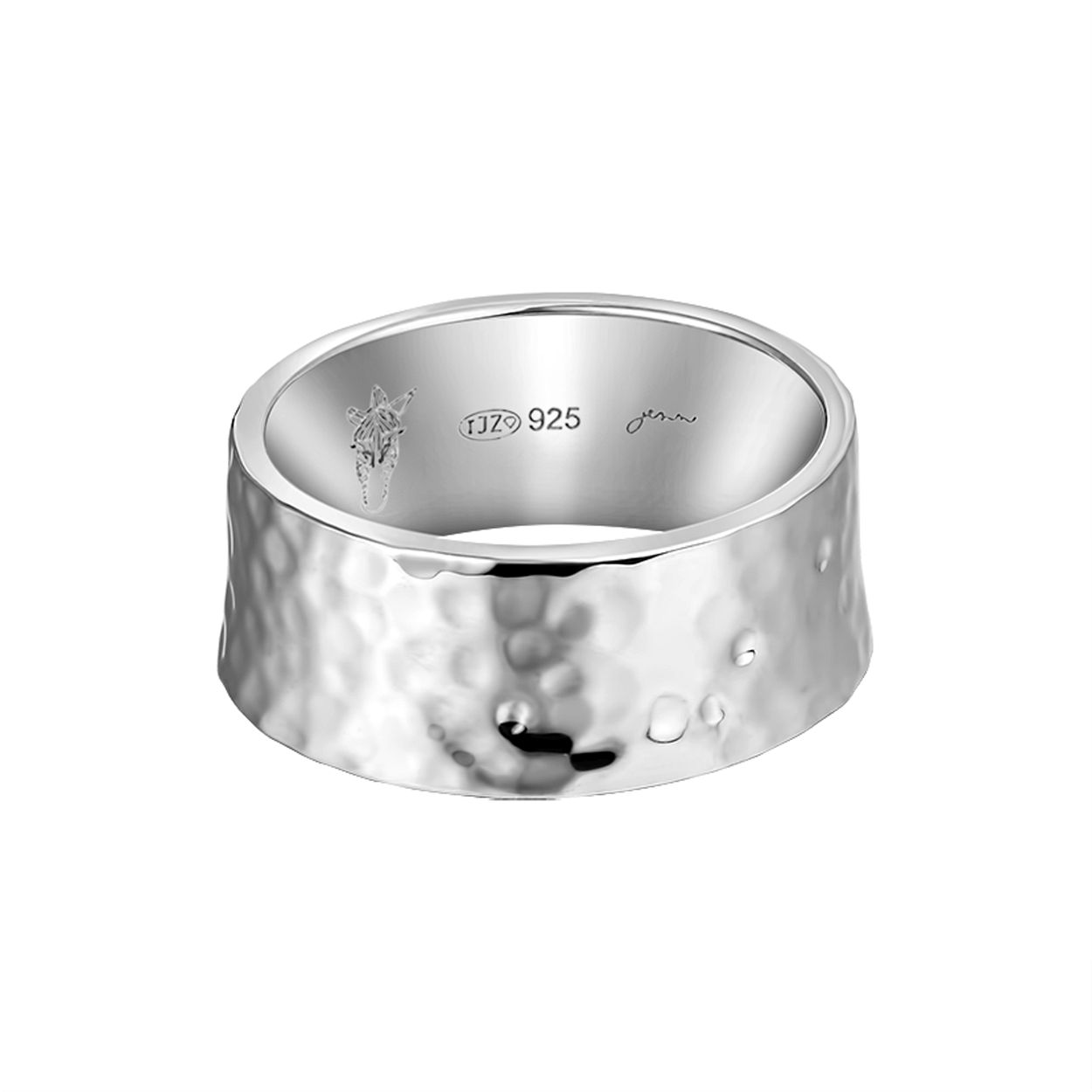 Jenn Jewelz basisring 8mm BRZ-1452-8 Rhino