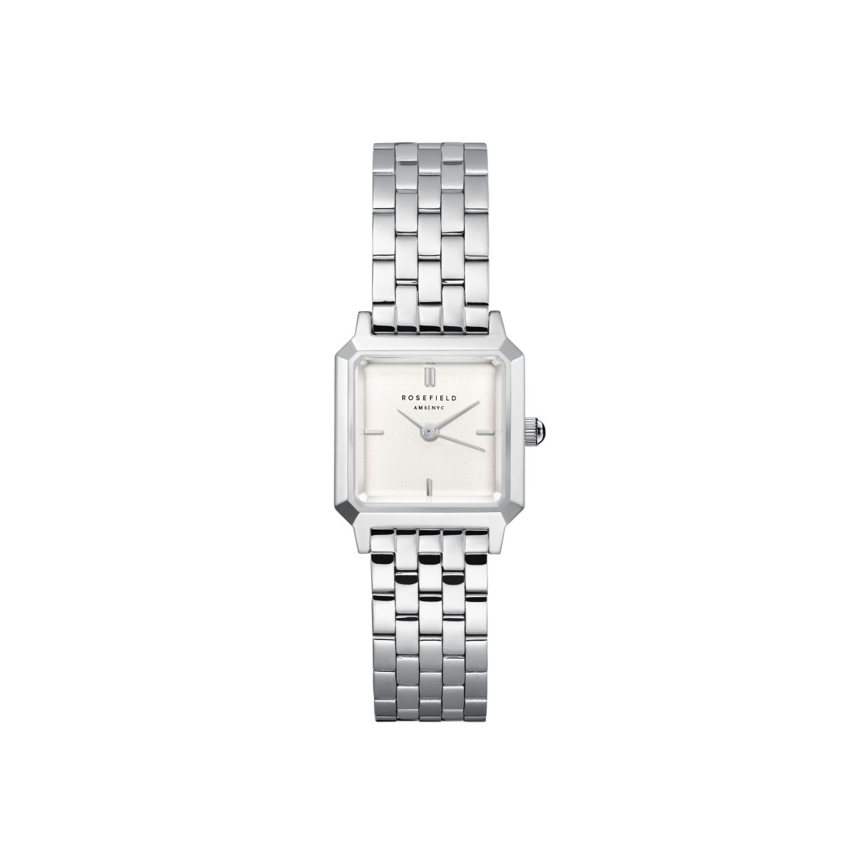 The Boxelle White dial Silver Steel Strap