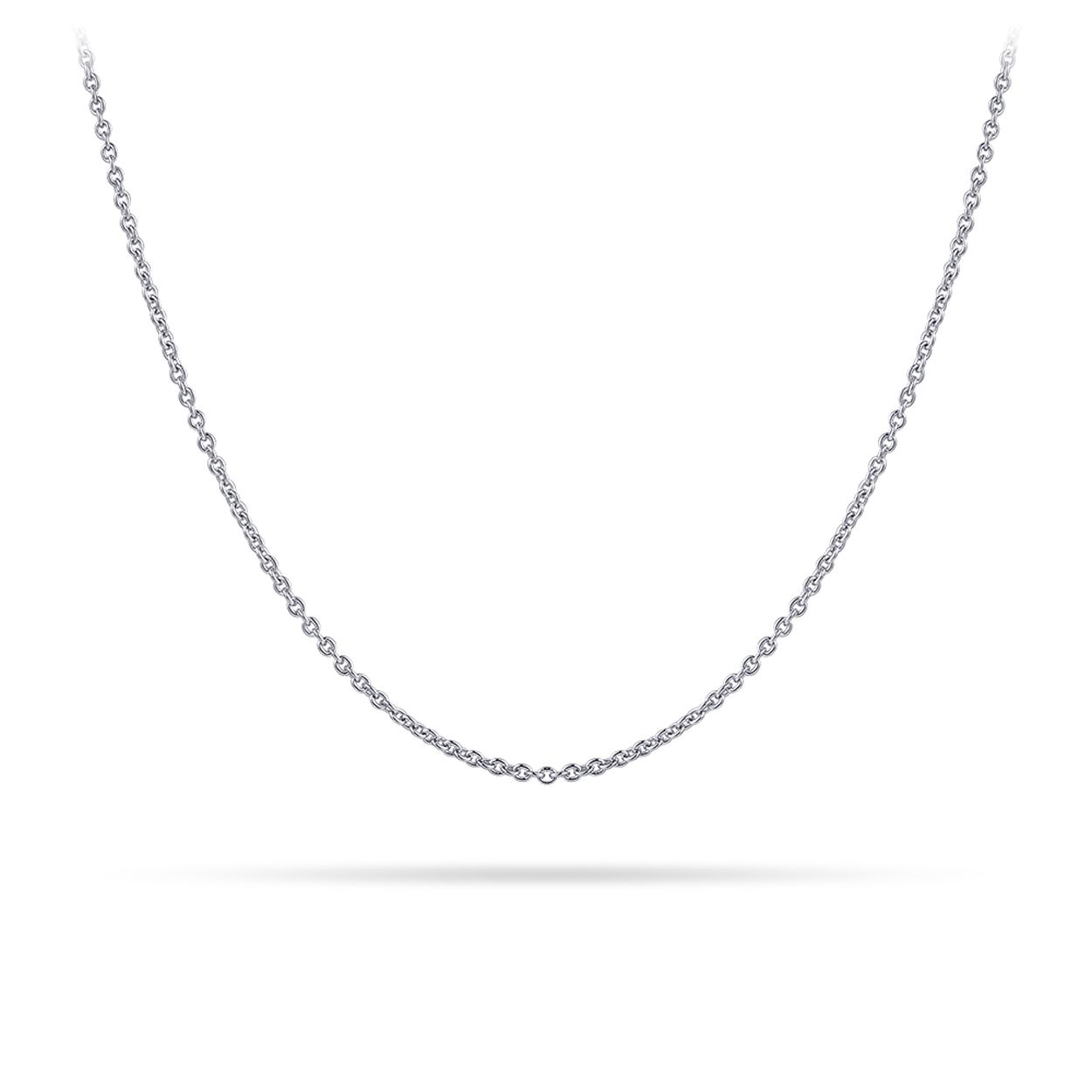 Collier uit de Daily Essentials collectie van Gisser Jewels gemaakt van Gerhodineerd Zilver. De lengte is 60 CM en de breedte is 1 mm.