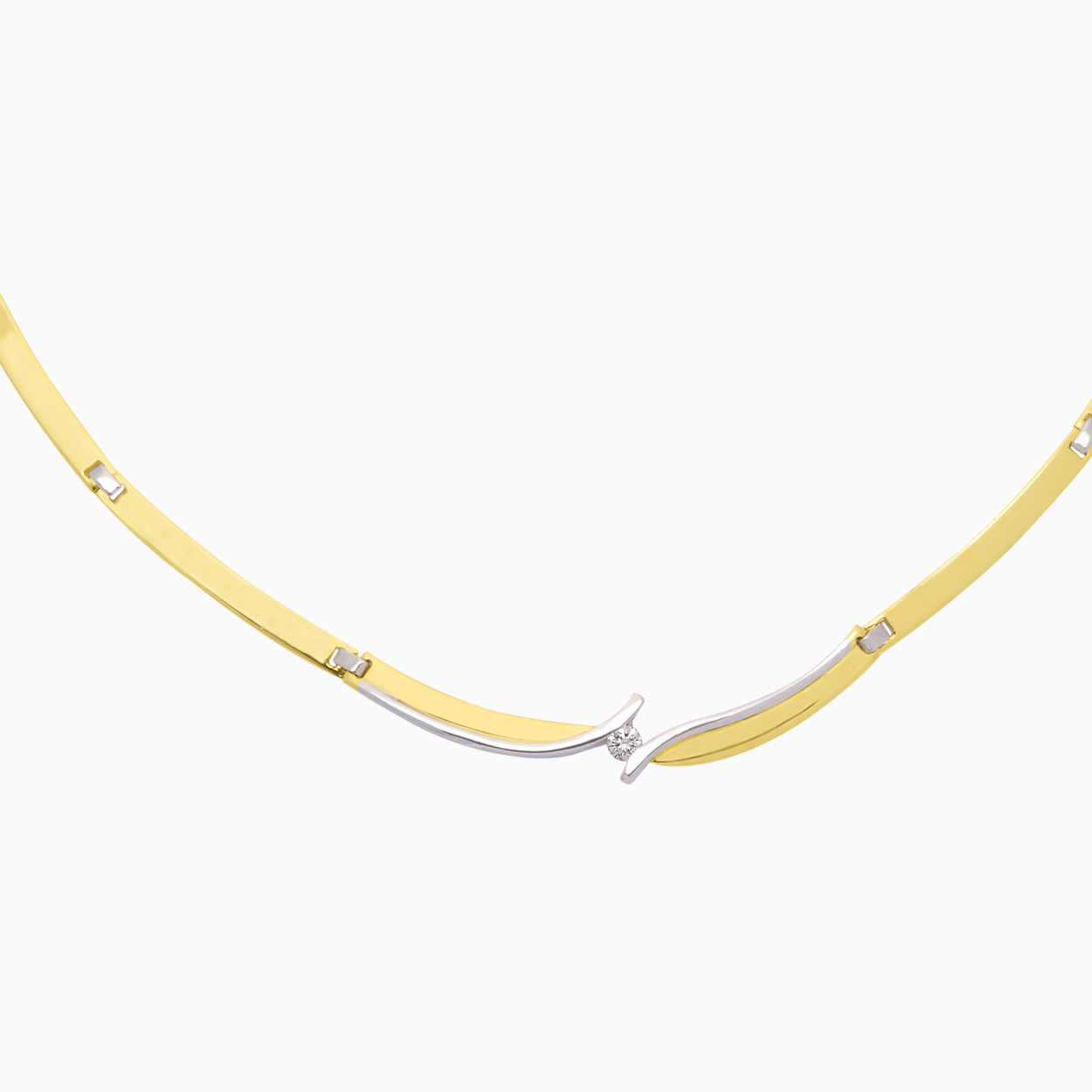 C4237 collier met 0.10 crt diamant