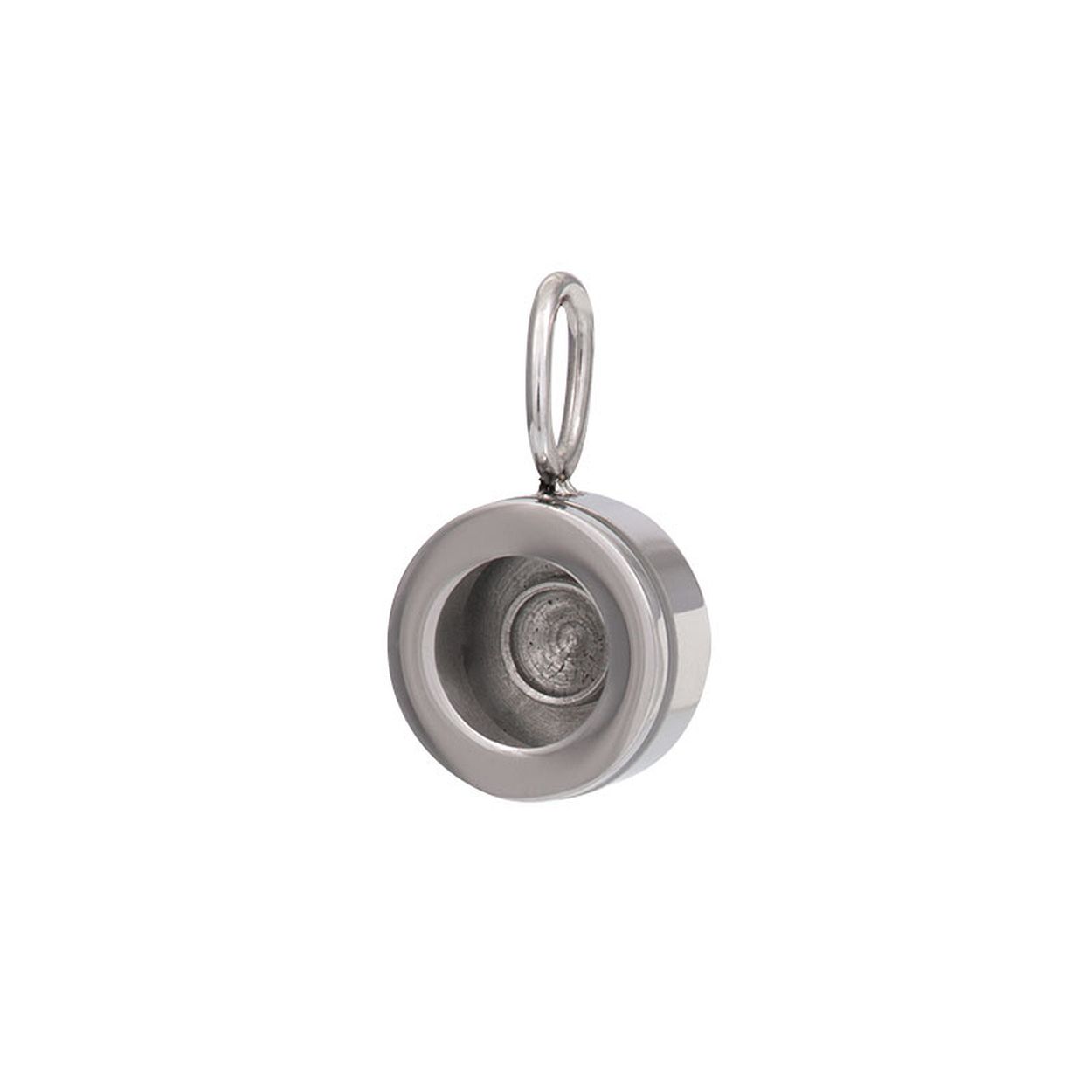 Deze hanger is van het merk iXXXi JEWELRY. Het is een damessieraad gemaakt van edelstaal. De hanger is zilver van kleur.