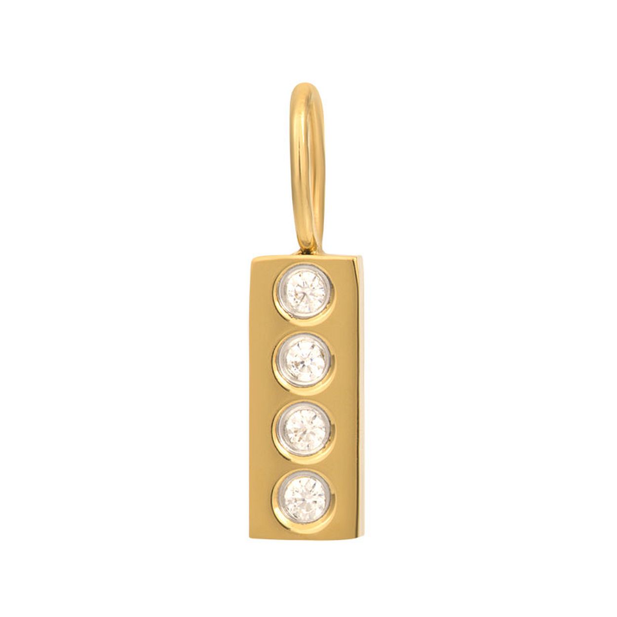 Deze hanger is van het merk iXXXi JEWELRY. Het is een damessieraad gemaakt van edelstaal. De hanger is goud van kleur.
