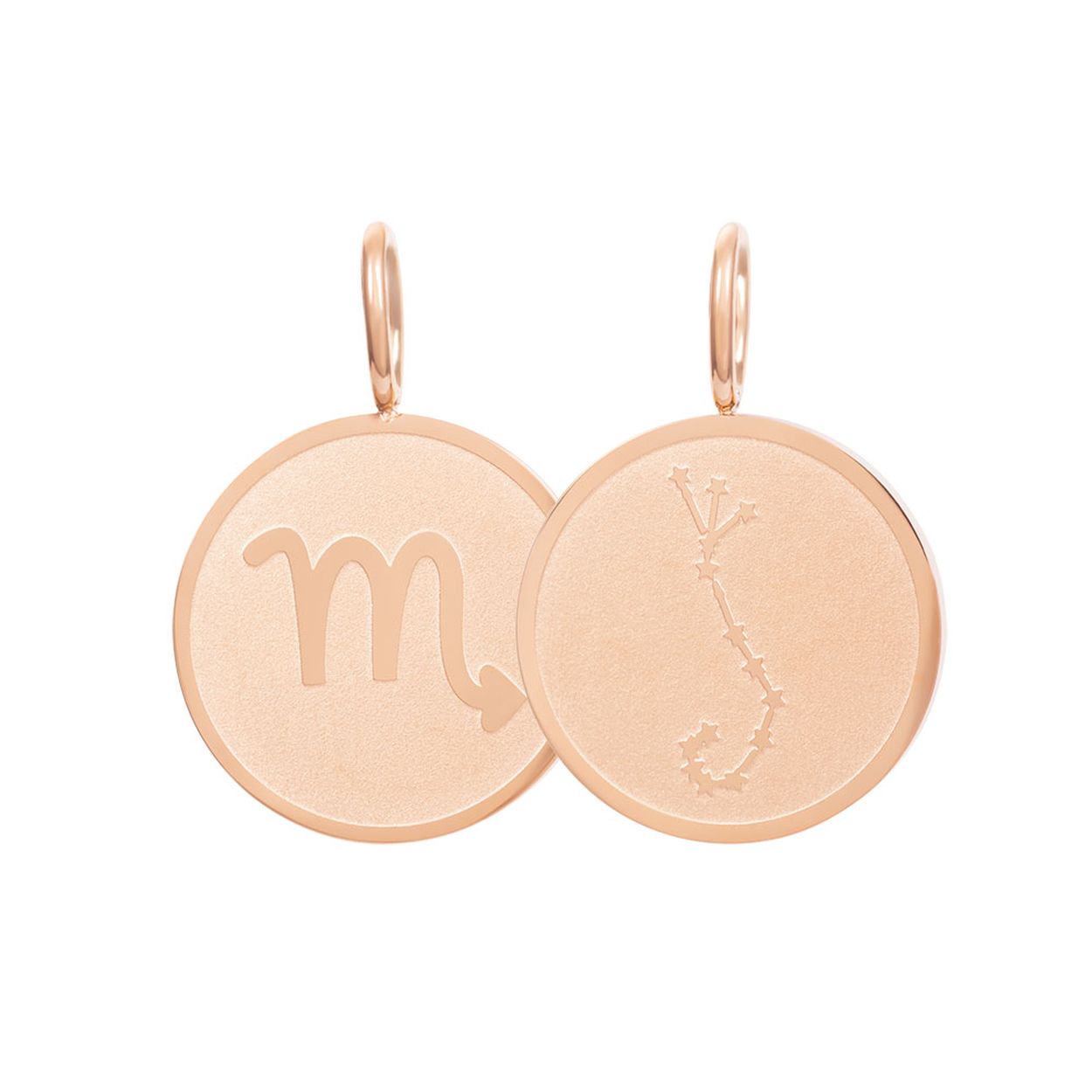 Dit is een rosekleurige hanger uit de collectie  Scorpio