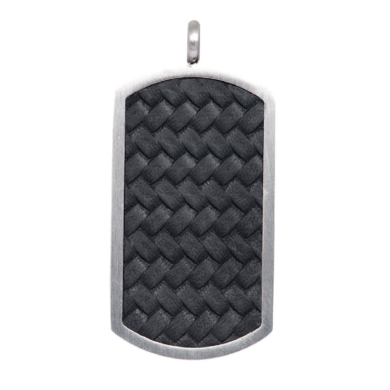 Dit is een sieraad van het merk iXXXi. Het is een Dog tag leather collier. De collier is zwart van kleur.
