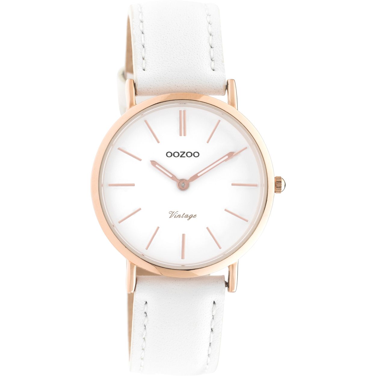 Dit is een horloge uit de collectie OOZOO Vintage  van het merk Oozoo. Het heeft een ronde kast in maat 32.