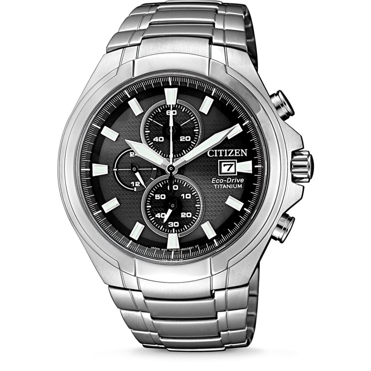 Dit prachtige Citizen herenhorloge heeft een elegant design met een zwarte wijzerplaat en zilveren kast. Het horloge is voorzien van chronograaf functies en een datumweergave. De band is gemaakt van roestvrij staal en is comfortabel om te dragen. Draag dit horloge bij formele gelegenheden of dagelijks voor een stijlvolle touch aan je outfit.