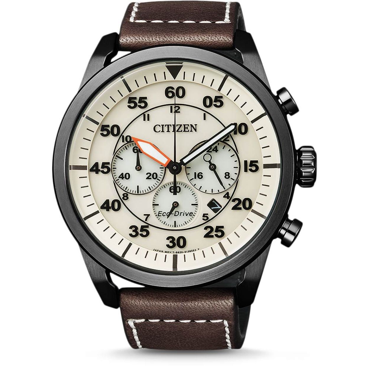 Algemeen
Geslacht: heren
Model: CA4215-04W

Voordelen
- zonne-energie
- band echt leer bruin
- chronograaf/stopwatch
- wijzerplaat beige met zwarte cijfers (arabisch)
- boven gem. waterdicht: zwemmen/duiken
- 24 uurs aanduiding
- wijzers lichten op in donker
- maat kast 45mm (breedte) 13mm (dikte)




