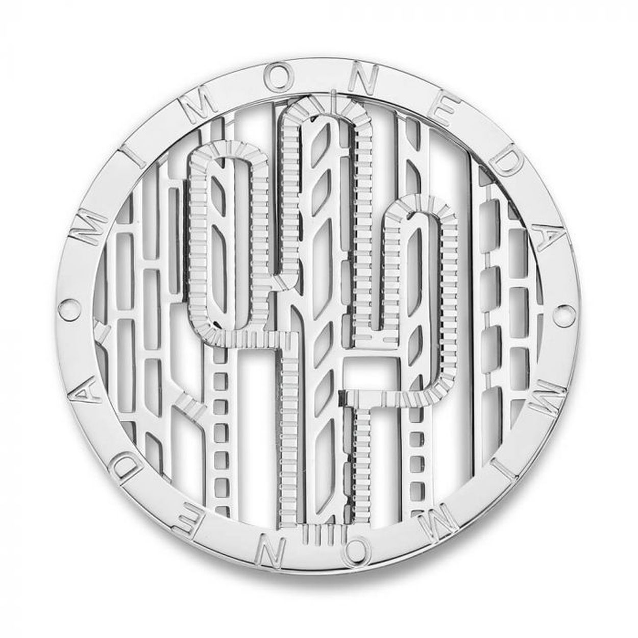 MI MONEDA GEMAAKT VAN EDELSTAAL, MAAT: L
