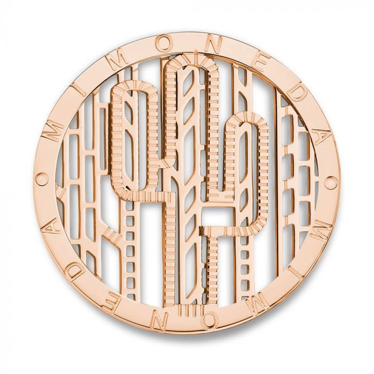 MI MONEDA GEMAAKT VAN EDELSTAAL, MAAT: L