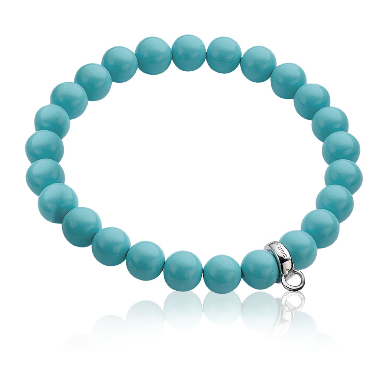 Zinzi Charms rek-armband one-size turquoise parels CH-A20DT