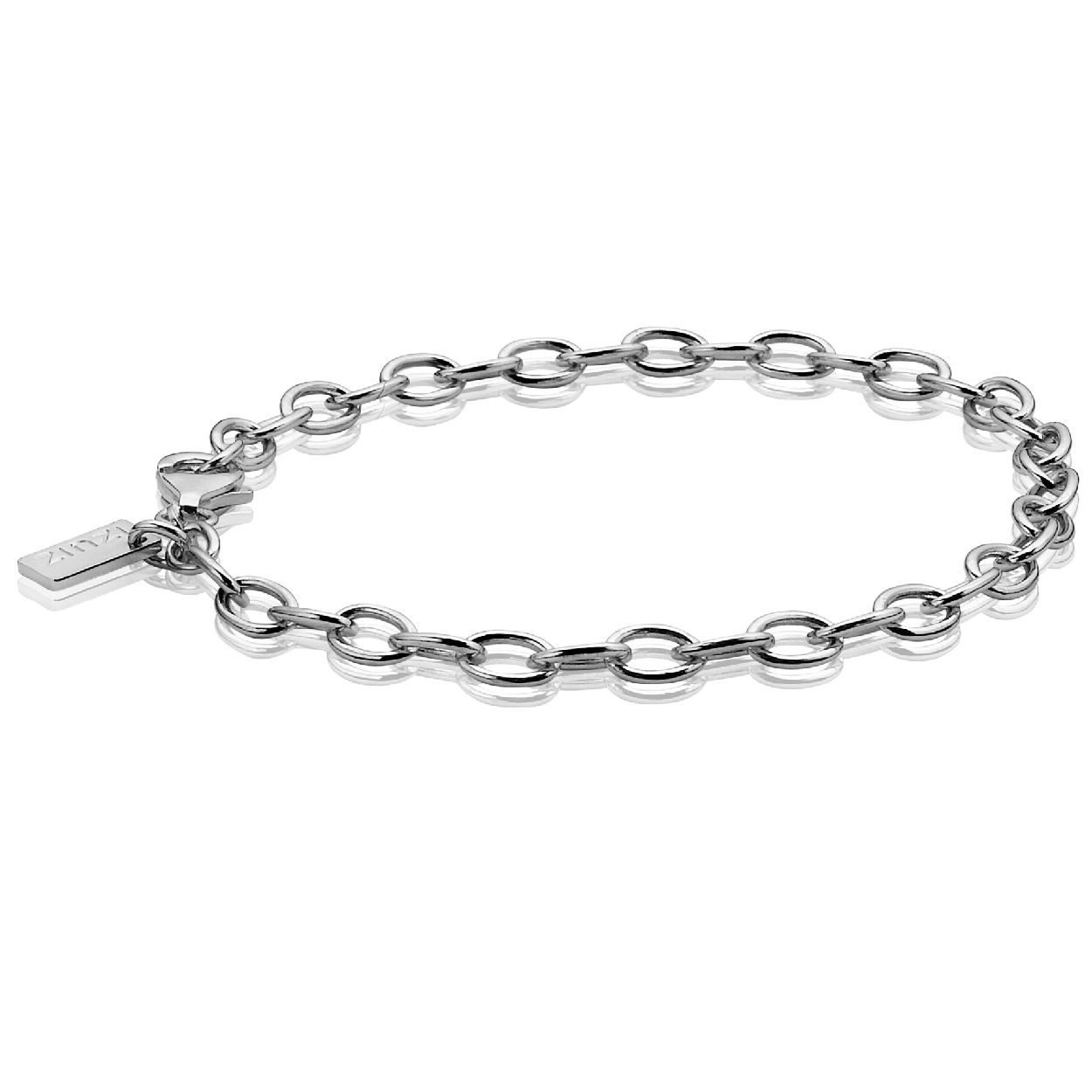 Zinzi zilveren bedelarmband 19cm CH-A3