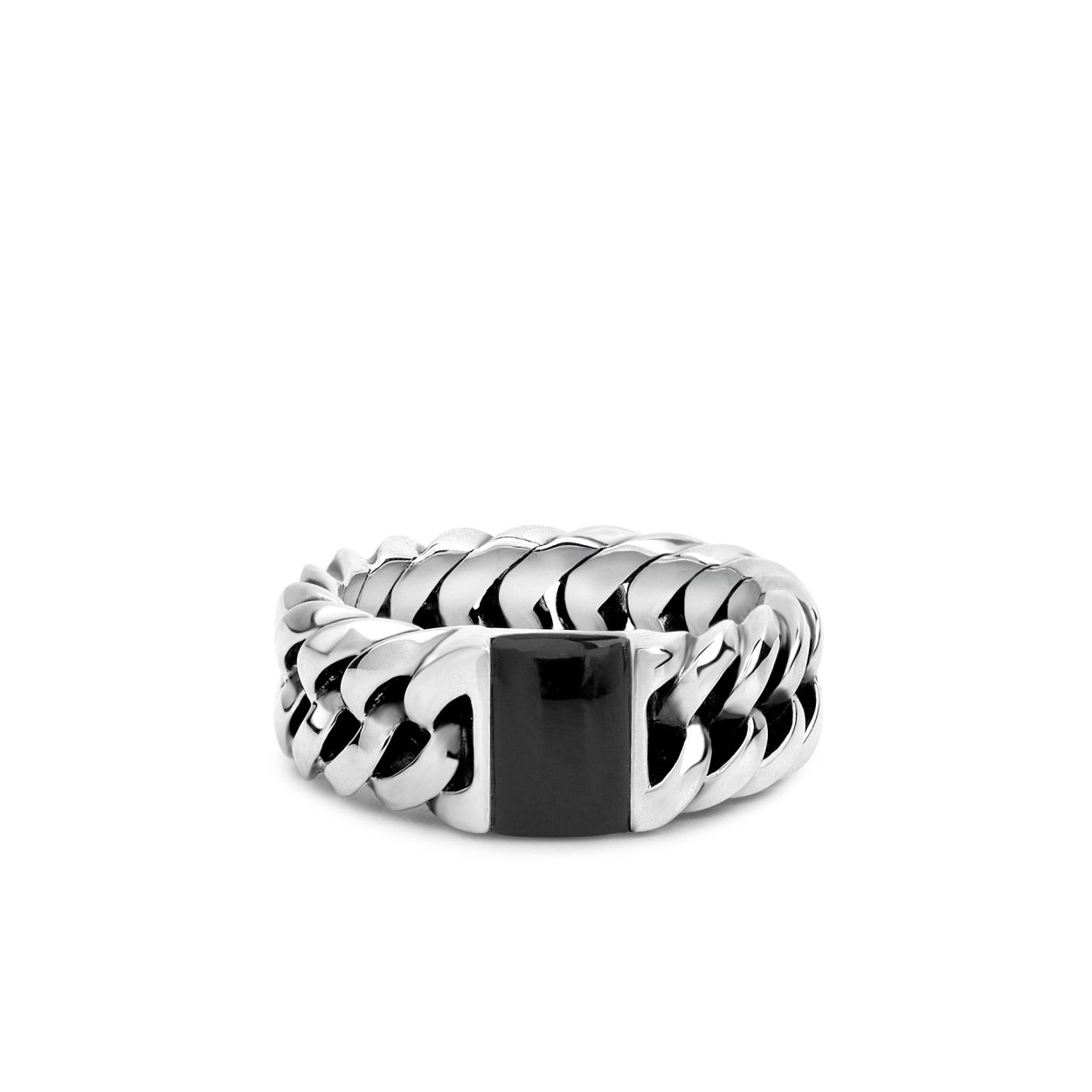 De Buddha to Buddha Chain Stone Ring Onyx is een bijzonder lid van de Chain familie. Deze zilveren ring heeft een onyx steen welke staat voor innerlijke kracht. Handgemaakt en tijdloos zoals alle Buddha to Buddha sieraden. De ring laat zich perfect combineren met andere Buddha to Buddha sieraden.