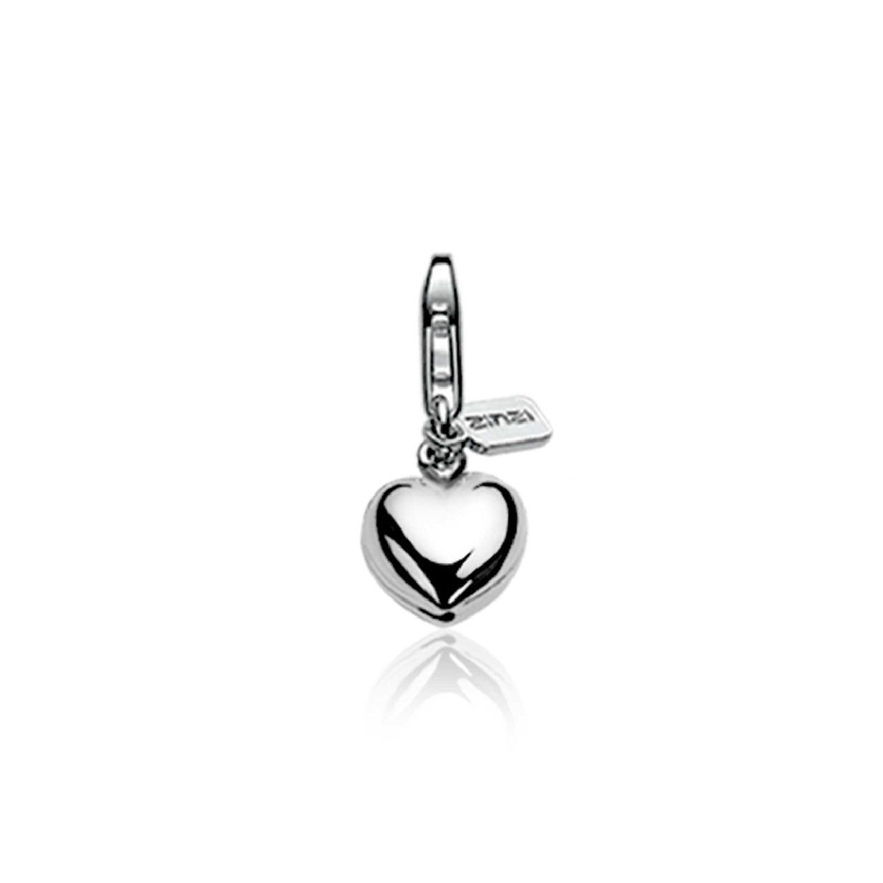Zinzi zilveren bedel hartje CHARMS1