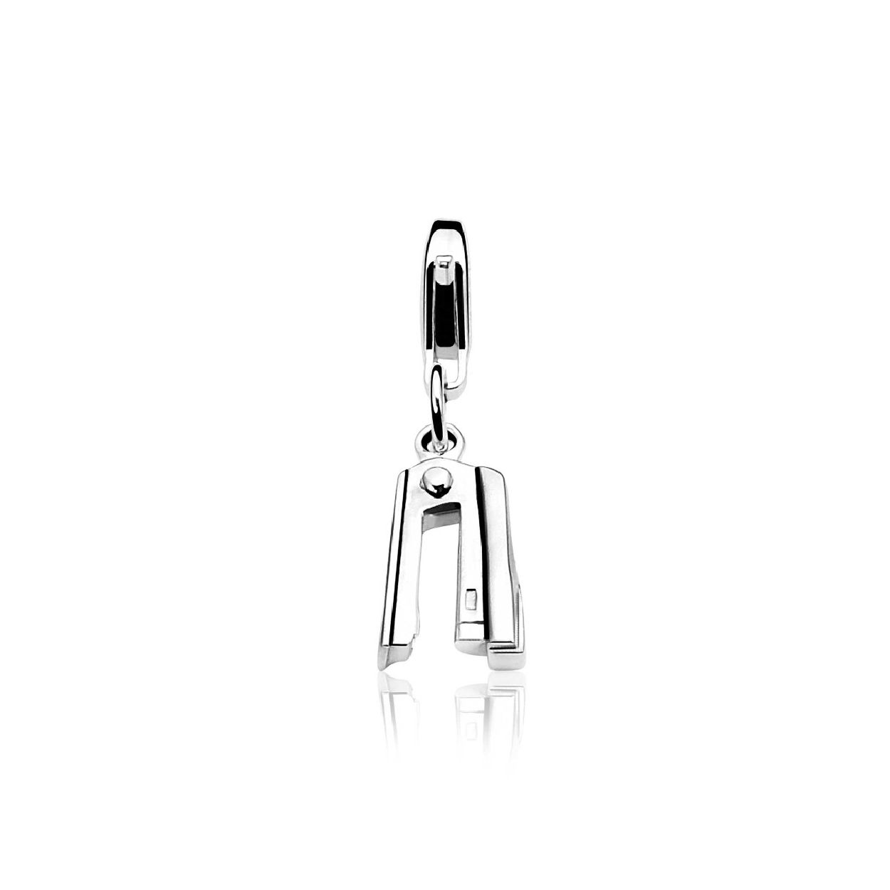 Zinzi zilveren bedel nietmachine CHARMS316