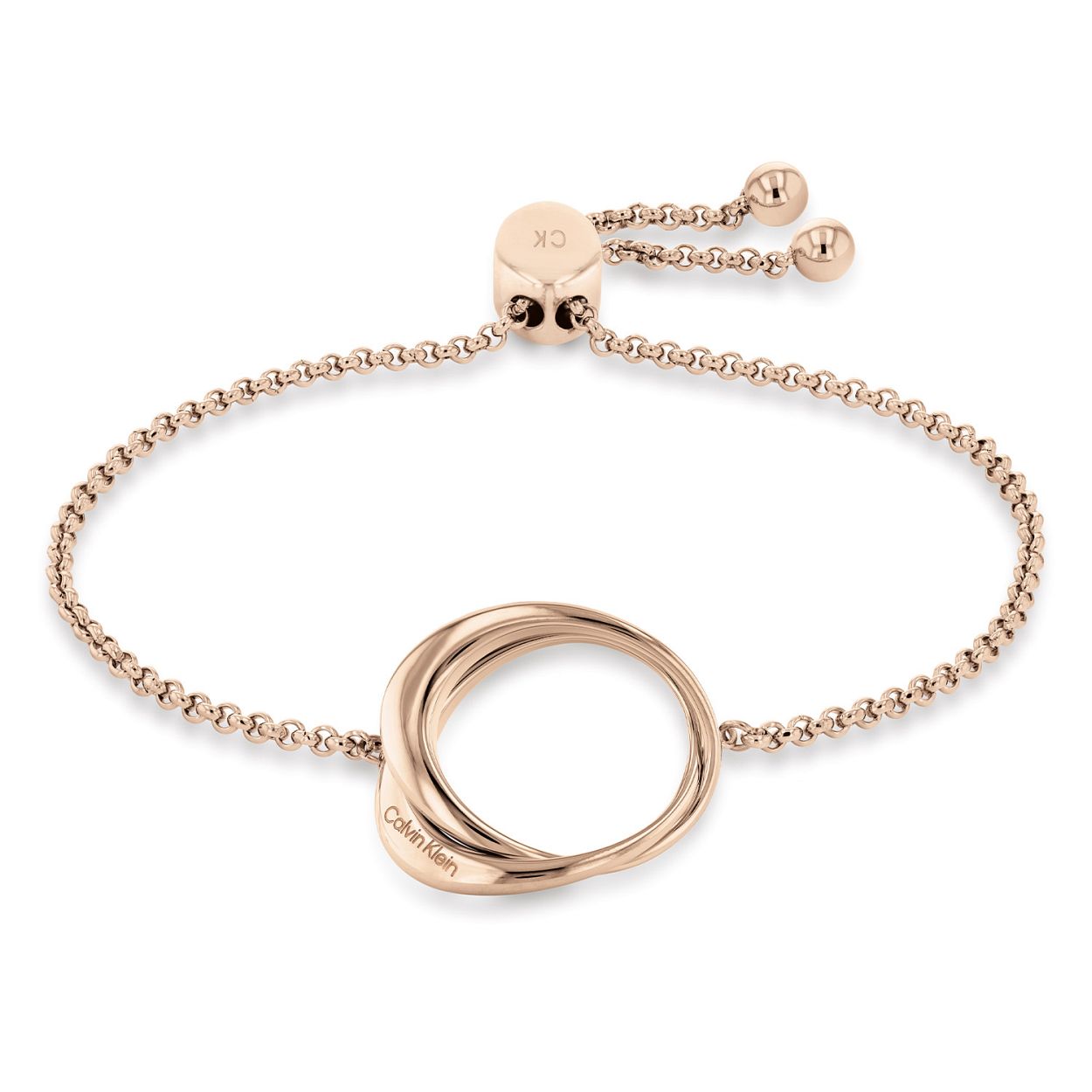 Calvin Klein rose stalen armband CJ35000005. 