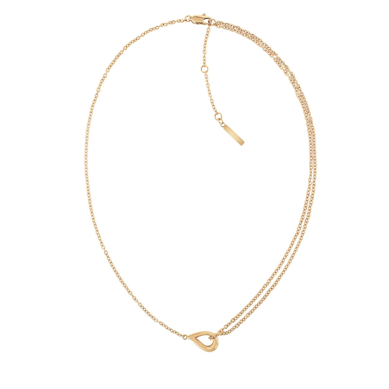 Calvin Klein CJ35000081 Dames Ketting Staal 50cm
Deze stalen damesketting van Calvin Klein met nr CJ35000081 heeft een verfijnde uitstraling. De goudkleurige ketting heeft een ankerschakel en een opengewerkte druppel waar de ketting doorheen geregen is. De ketting heeft een totale lengte van 50 cm en is op verschillende lengtes te dragen door de tussenogen. Leuk te combineren met andere sieraden uit deze lijn van Calvin Klein. 

OVER CALVIN KLEIN
Calvin Klein is een wereldwijd lifestylemerk dat gewaagde, vooruitstrevende idealen en een verleidelijke, vaak minimalistische, esthetiek nastreeft. Calvin Klein werd groot in de jaren 70 door haar mode- en merkjeans collecties. In de jaren 80 lanceerde Calvin Klein haar spraakmakende ondergoed dat uitdrukkelijk van logo �s voorzien was. Vanwege het grote succes is het merk ook succesvol uitgerold in Accessoires, Parfums, Home, Brillen, Golf, Horloges en Sieraden.
Sinds de oprichting in 1968 door Calvin Klein, heeft het merk haar reputatie opgebouwd als leider in de Amerikaanse mode, dankzij een cleane esthetiek en innovatieve ontwerpen. Calvin Klein wil haar publiek verleiden en inspireren door middel van provocerende beelden en opvallende ontwerpen die prikkelen. 

SPECIFICATIES:
- Stalen dames ketting
- Totale lengte 50cm
- Goudkleurig
- Druppelvorm

