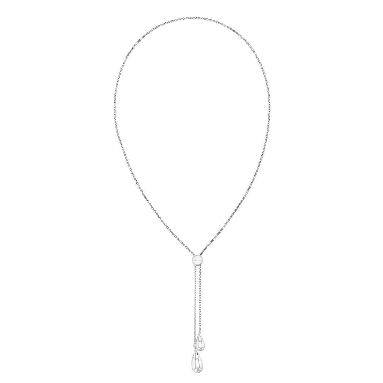 Calvin Klein CJ35000086 Dames Y-Ketting Staal 60cm
Deze stalen damesketting van Calvin Klein met nr CJ35000086 is een echte opvaller.. De zilverkleurig Y-ketting heeft een ankerschakel met een totale lengte van 60 cm en is op verschillende manieren te dragen door middel van een verstelbaar tonnetje. Aan de onderkant van de ketting hangen 2 bolle druppels die sierlijk heen en weer bewegen. Leuk te combineren met andere sieraden uit deze lijn van Calvin Klein. 

OVER CALVIN KLEIN
Calvin Klein is een wereldwijd lifestylemerk dat gewaagde, vooruitstrevende idealen en een verleidelijke, vaak minimalistische, esthetiek nastreeft. Calvin Klein werd groot in de jaren 70 door haar mode- en merkjeans collecties. In de jaren 80 lanceerde Calvin Klein haar spraakmakende ondergoed dat uitdrukkelijk van logo �s voorzien was. Vanwege het grote succes is het merk ook succesvol uitgerold in Accessoires, Parfums, Home, Brillen, Golf, Horloges en Sieraden.
Sinds de oprichting in 1968 door Calvin Klein, heeft het merk haar reputatie opgebouwd als leider in de Amerikaanse mode, dankzij een cleane esthetiek en innovatieve ontwerpen. Calvin Klein wil haar publiek verleiden en inspireren door middel van provocerende beelden en opvallende ontwerpen die prikkelen. 

SPECIFICATIES:
- Stalen dames ketting
- Totale lengte 60cm
- Zilverkleurig
- Druppelhanger

