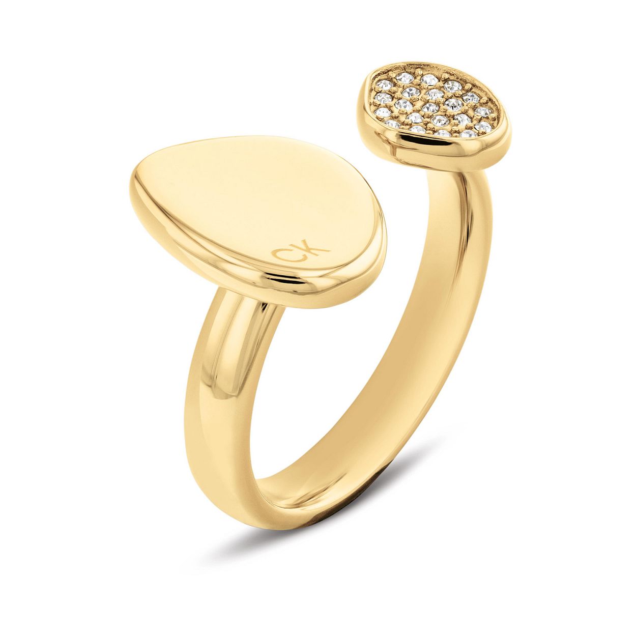 Calvin Klein CL35000320D Dames Ring Staal 56