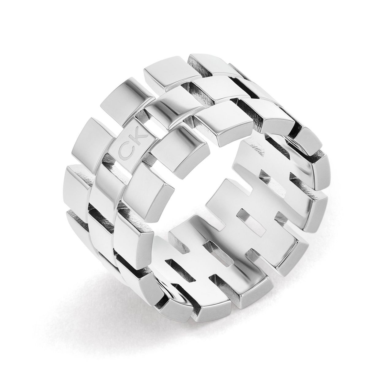 Calvin Klein CL35000324B Dames Ring Staal 52