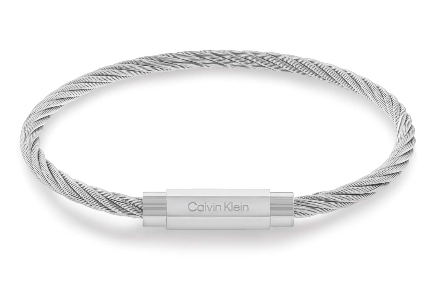 Modern Grid armband | zilverkleurig