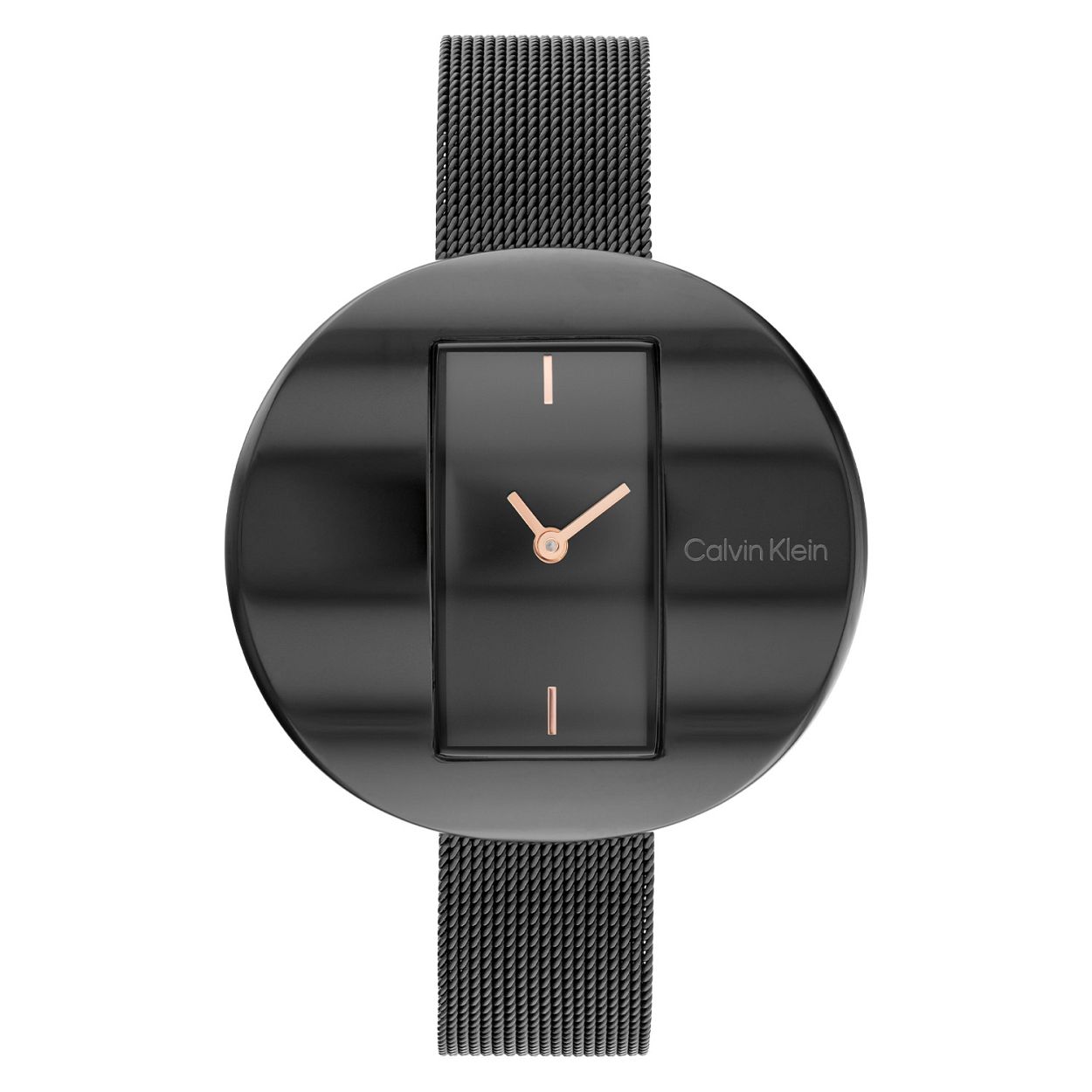 Calvin Klein CK25200018 Dames Staal Horloge 40mm 
Dit Calvin Klein dameshorloge met nr CK25200018 heeft een strak en minimalistisch ontwerp. De stijlvolle ronde glimmende stalen kast heeft een rechthoekige vorm uurwerk en een zwarte wijzerplaat waarop fijne wijzers zichtbaar zijn. Direct aan de zwarte kast zit een zwarte milanese band. Het stijlvolle horloge heeft een mineraalglas, een doorsnee van 40mm en is 3 ATM.

OVER CALVIN KLEIN
Calvin Klein is een wereldwijd lifestylemerk dat gewaagde, vooruitstrevende idealen en een verleidelijke, vaak minimalistische, esthetiek nastreeft. Calvin Klein werd groot in de jaren 70 door haar mode- en merkjeans collecties. In de jaren 80 lanceerde Calvin Klein haar spraakmakende ondergoed dat uitdrukkelijk van logo �s voorzien was. Vanwege het grote succes is het merk ook succesvol uitgerold in Accessoires, Parfums, Home, Brillen, Golf, Horloges en Sieraden.
Sinds de oprichting in 1968 door Calvin Klein, heeft het merk haar reputatie opgebouwd als leider in de Amerikaanse mode, dankzij een cleane esthetiek en innovatieve ontwerpen. Calvin Klein wil haar publiek verleiden en inspireren door middel van provocerende beelden en opvallende ontwerpen die prikkelen.   

SPECIFICATIES:
- Mineraalglas
- Zwart stalen kast
- Zwarte wijzerplaat 
- Zwarte milanese band
- Ronde kastvorm, 40mm
- 3 ATM
