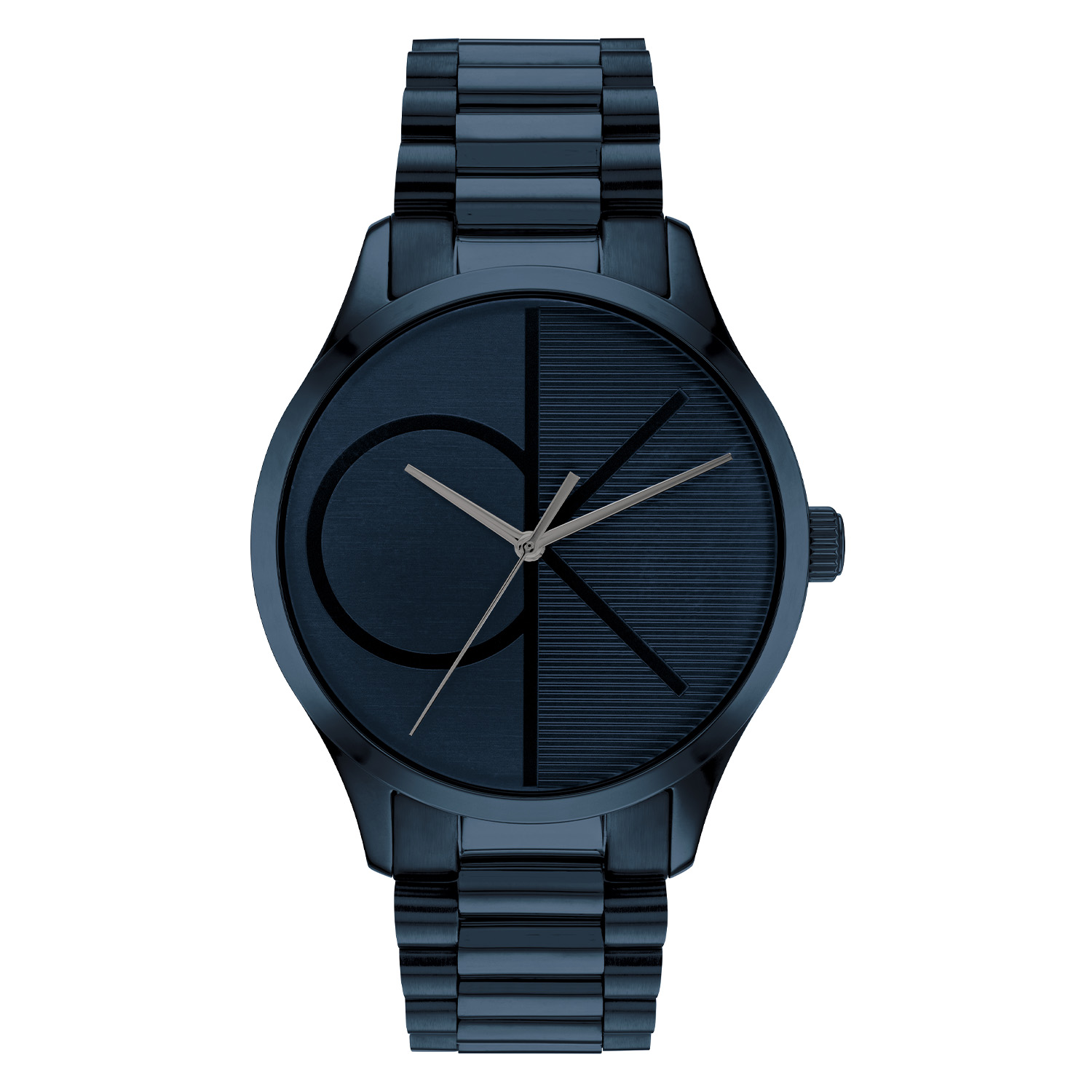 Dit Calvin Klein herenhorloge  is een stijlvol en strak ontwerp. De blauwe stalen kast heeft een gladde bezel en een blauwe bewerkte wijzerplaat met logo en fijne wijzers. Aan de kast van het horloge zit een blauwe schakelband met een vouwsluiting. Het horloge heeft een mineraalglas, een doorsnee van 40mm en is 3 ATM.

SPECIFICATIES:
- Mineraalglas
- Blauwe stalen kast
- Blauwe wijzerplaat 
- Blauwe schakelband
- Ronde kastvorm, Ø 40mm
- 3 ATM