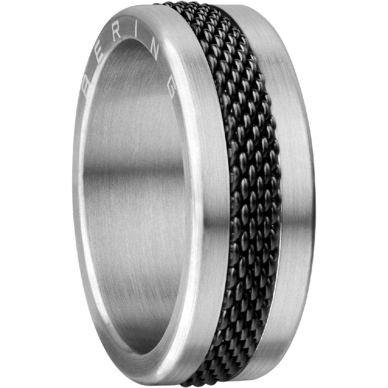 Dit is een prachtige ring van het merk Bering. Dit sieraad is gemaakt van edelstaal. De maat is: 73