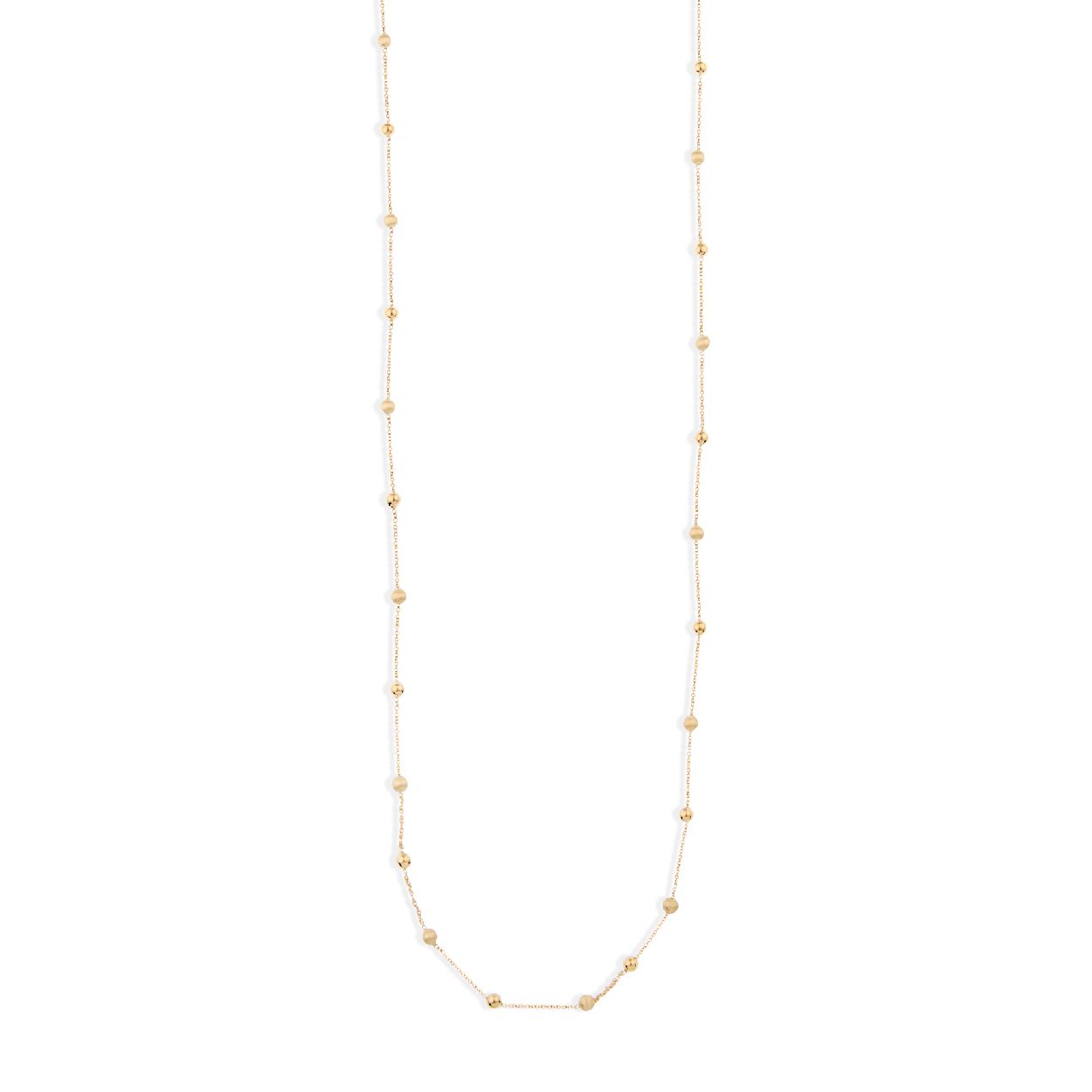 Dit is een collier van het merk Italo Bottene. De kleur van het sieraad is geelgoud.