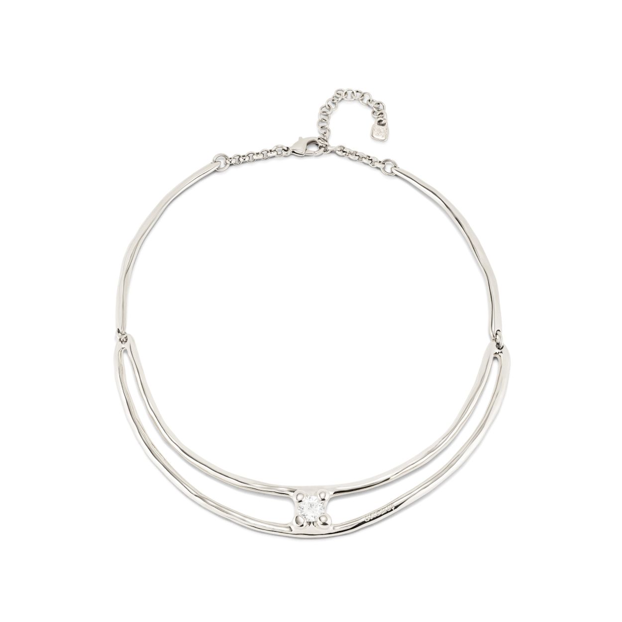 Dit is een hanger van het merk UNOde50. Het is gemaakt van kristal.