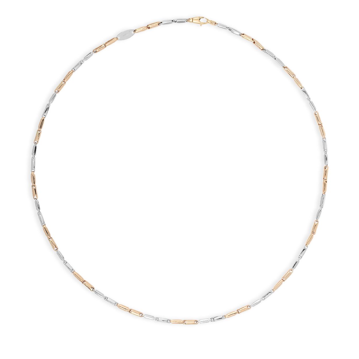 SWING JEWELS NOUVEAU 14K BICOLOR GOLD NECKLACE