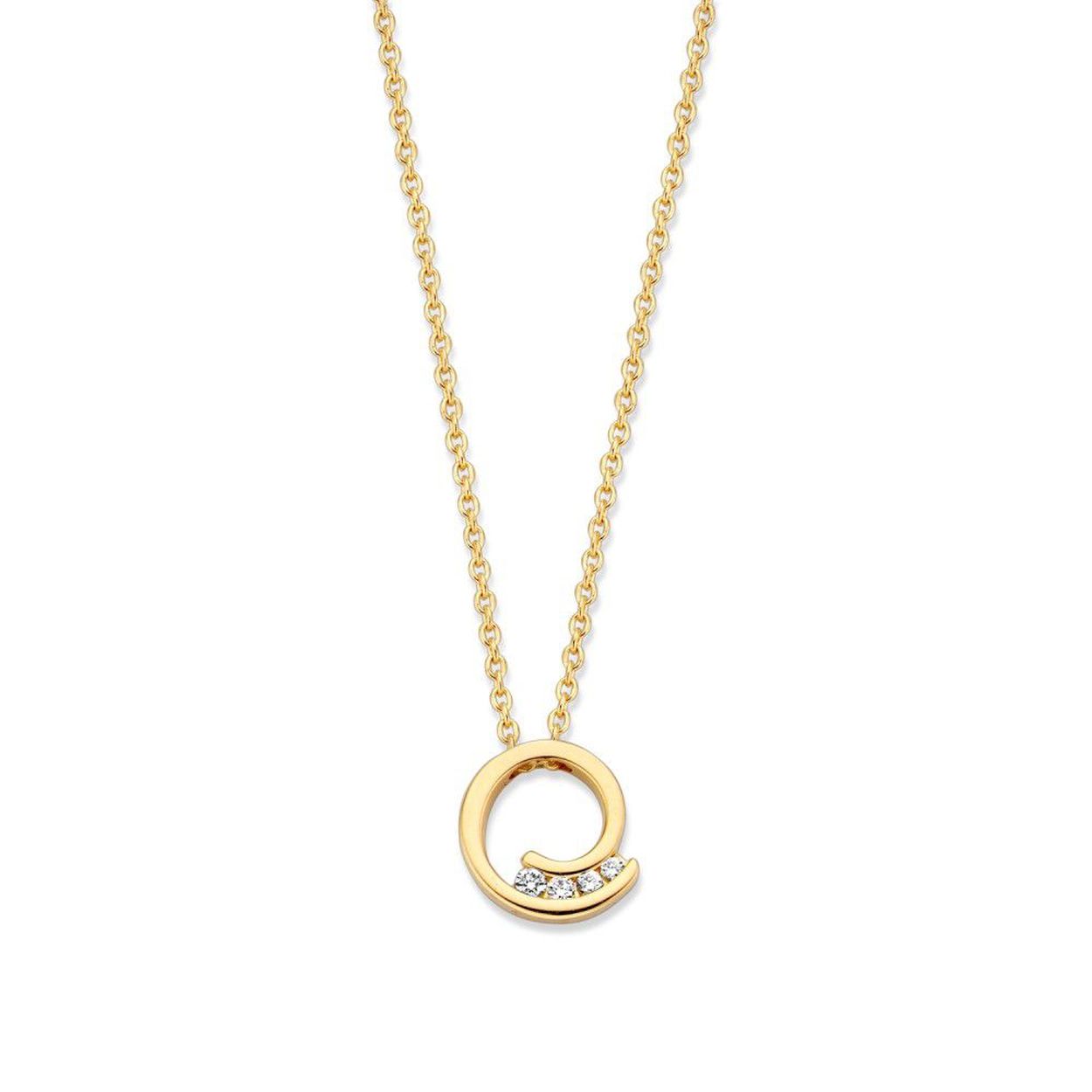 Excellent Jewelry Collier + Hanger 14krt geelgoud met 0.03crt diamant CP116395

Steendetails:
Caraat diamant totaal: 0.03 crt
Kwaliteit diamant: H/SI-1 (Wesselton)
Helderheid: SI-1
Slijpvorm: Briljant