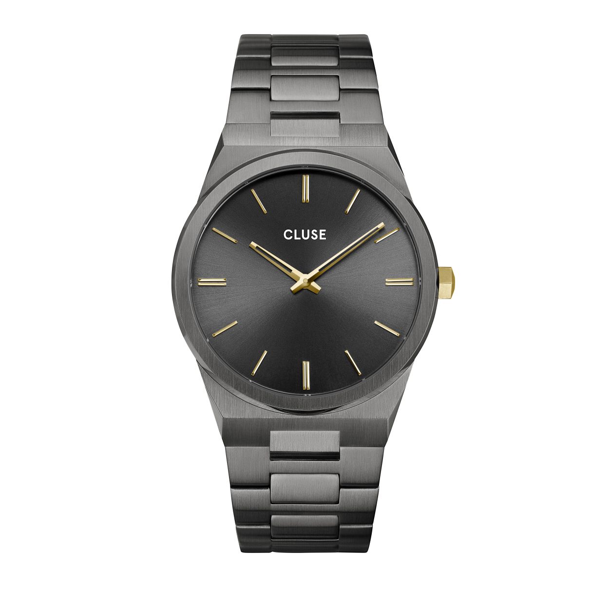 Dit Cluse horloge heeft een kleur coating op de roestvrijstalen kast met een diameter van 40mm en is voorzien van een metalen band. In de kast bevindt zich een kwaliteitsuurwerk en is afgewerkt met mineraalglas.

Het horloge is 5ATM. Dit betekent dat het horloge geschikt is voor douchen. Verder wordt het horloge geleverd met 2 jaar wereldwijde garantie.