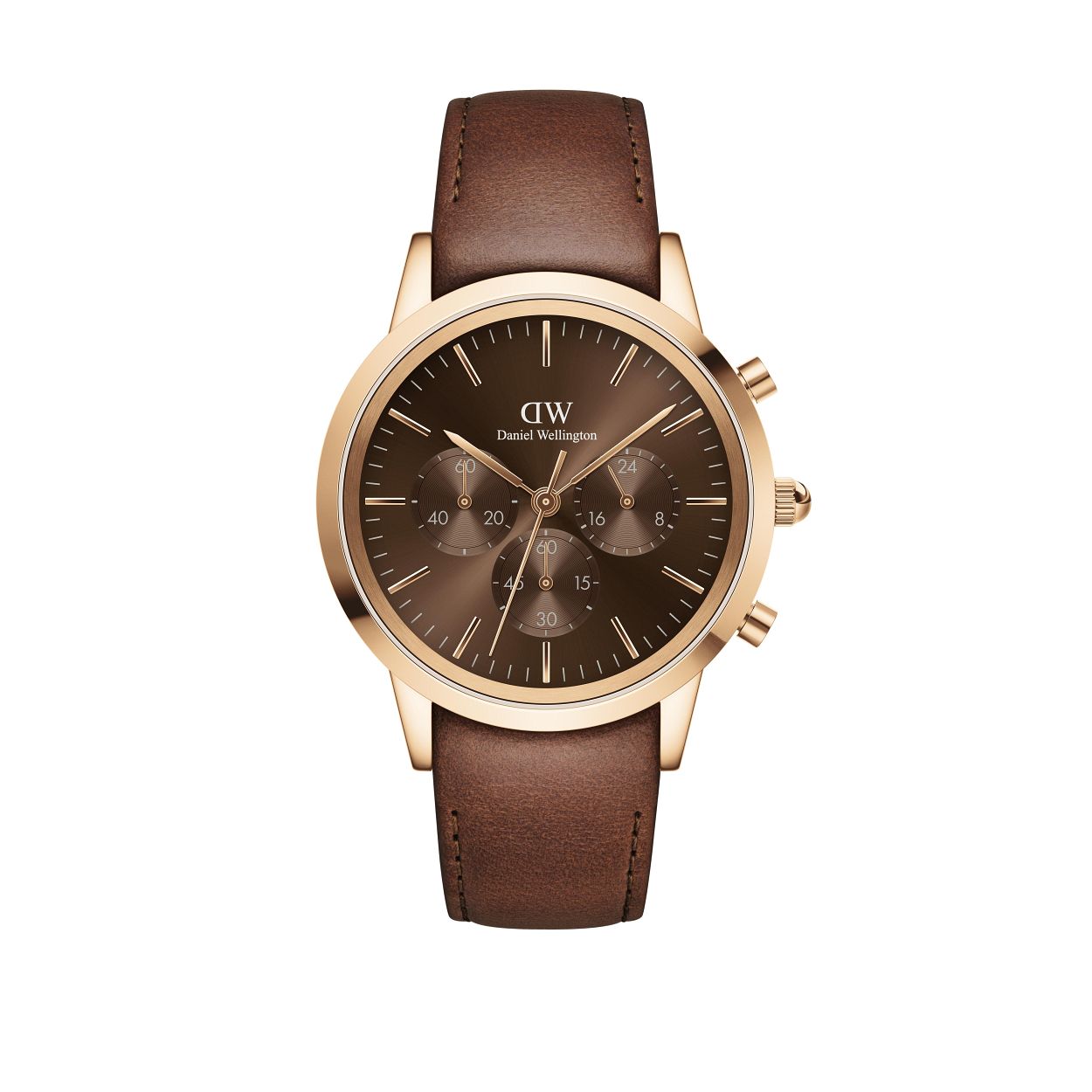 Daniel Wellington CHRONOGRAPHST. MAWES 

Kastmaat: 42MM
Bandmaat: 21MM
Kastkleur: Rosegoud
Bandkleur: Bruin
Wijzerplaatkleur: Amber