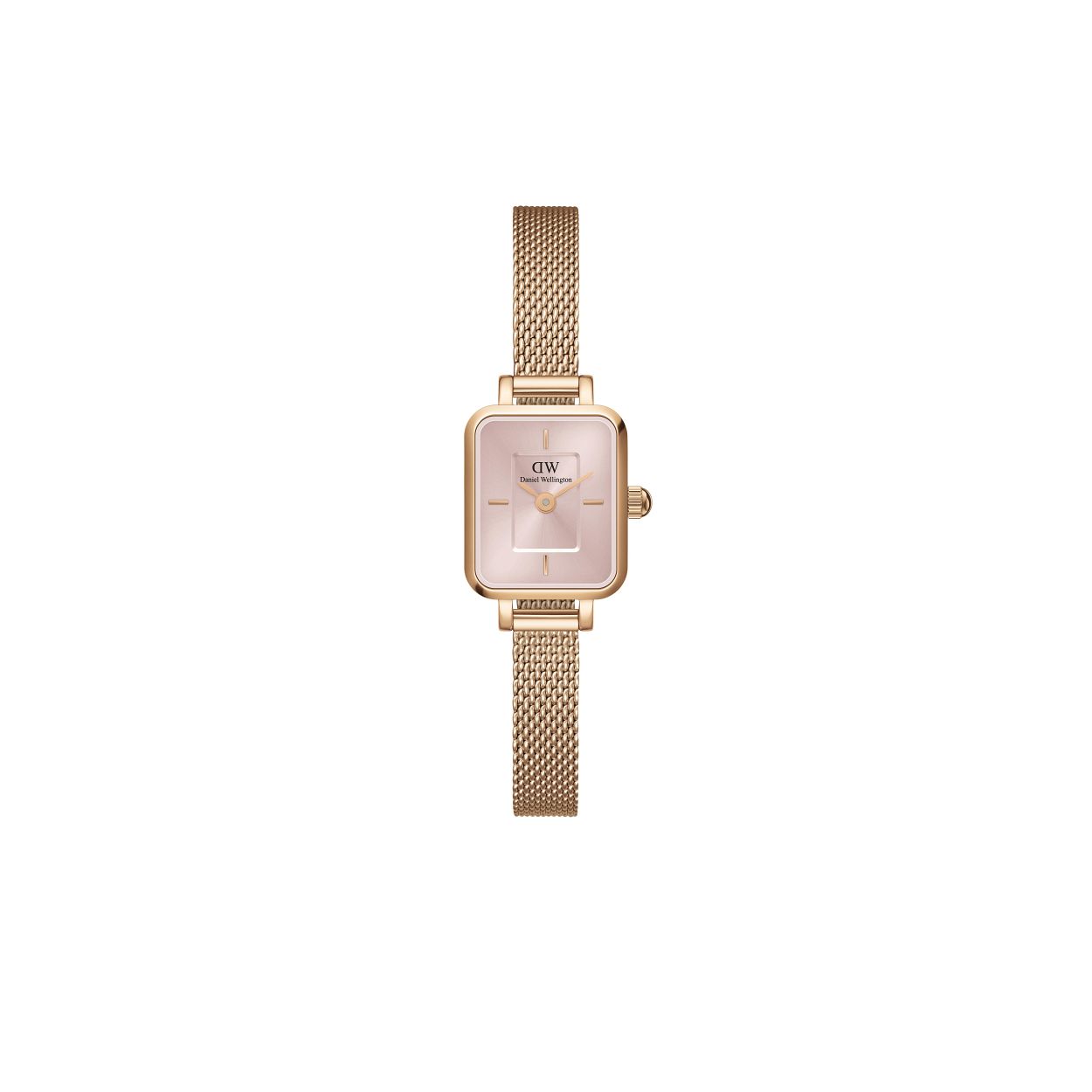 Daniel Wellington QUADRO MINI

Kastmaat: 15X18MM
Bandmaat: 6MM
Kastkleur: Rosegoud
Bandkleur: Rosegoud
Wijzerplaatkleur: Roze