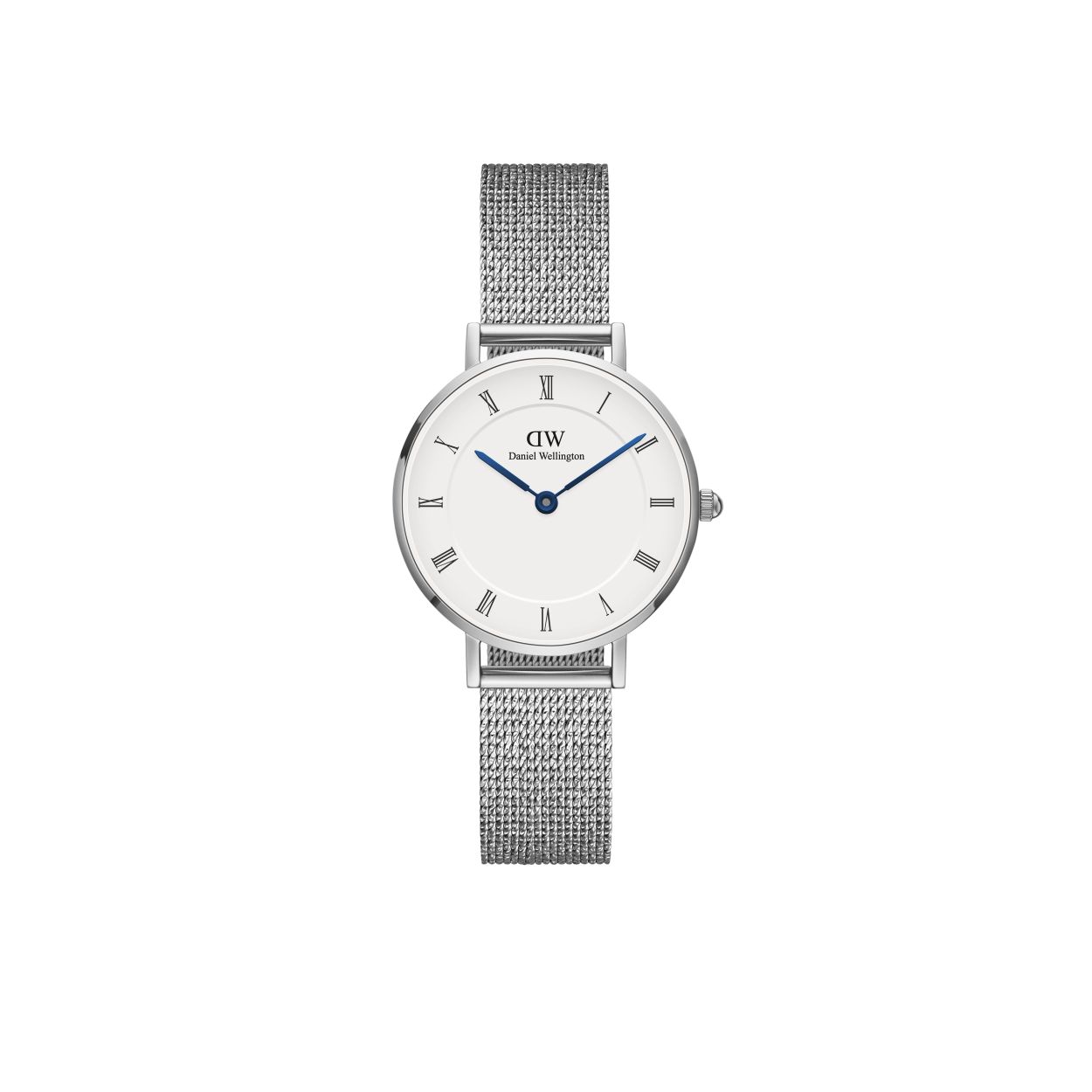 Watch DW PETITE Roman Numerals 28 Sterling S WhiteDaniel Wellington Classic Dames Horloge DW00100684 voor dames.

Het horloge beschikt over een quartz uurwerk. Deze prachtige wijzerplaat is wit en is afgedekt met kwalitatief mineraalglas. De horlogeband is gemaakt van rvs. 
