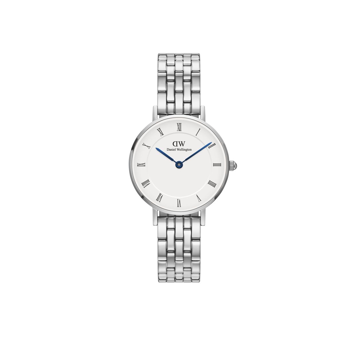 Watch DW PETITE Roman Numerals 28 5-LINK S White