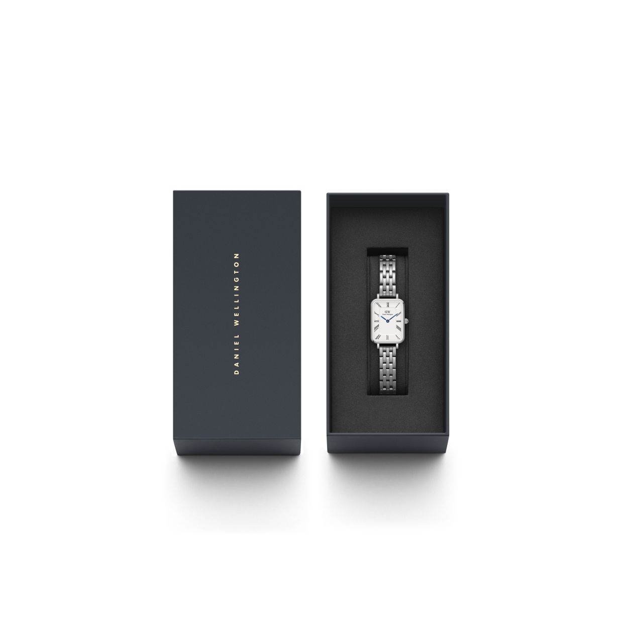 Watch DW PETITE Roman Numerals 20x26 5-link S White